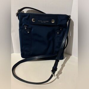 Marc Jacobs Preppy Nylon Mini Natasha Navy Crossbody Bag